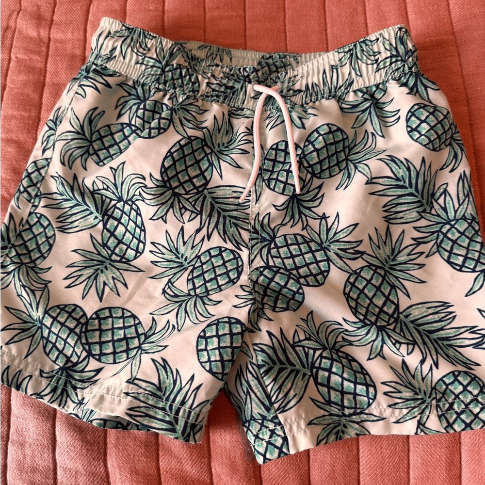Pineapple Janie and Jack swim shorts